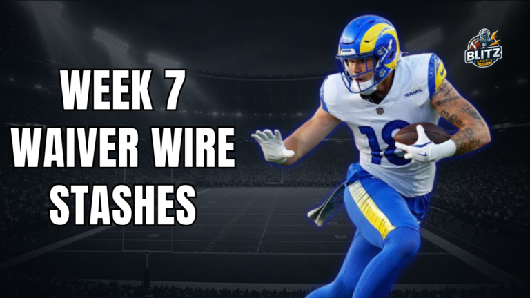 Week 7 Waiver Wire Stashes