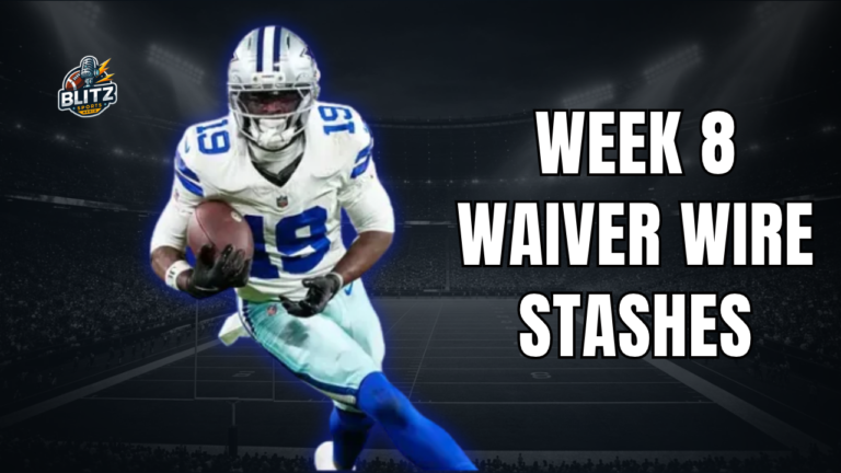 Week 8 Waiver Wire Stashes